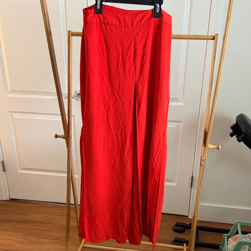 Zara Bold Red Fabric
